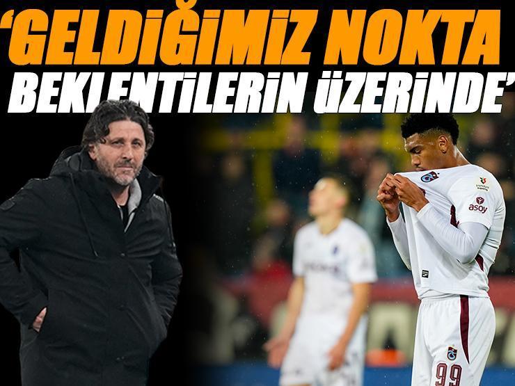 Trabzonspor teknik direktörü Fatih Tekke: 'Geldiğimiz nokta beklentilerin üzerinde'