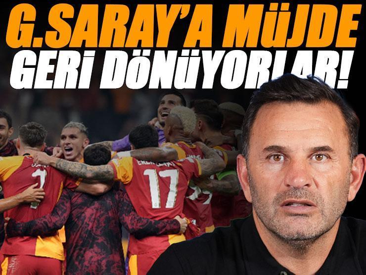 Galatasaray'a çifte müjde: Geri dönüyorlar