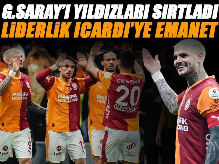 Liderlik Icardi'ye emanet! Galatasaray'ı yıldızları sırtladı