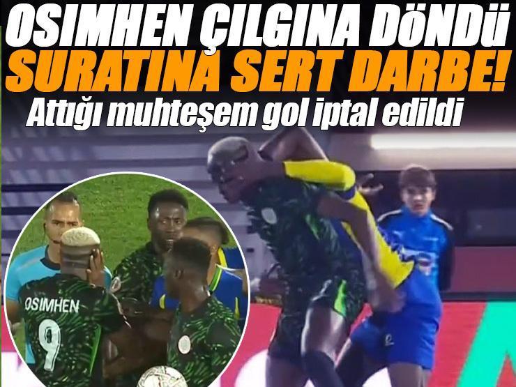Osimhen kavga etti! Suratına darbe alınca çılgına döndü: Zor sakinleştirildi