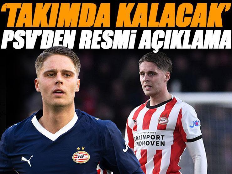 PSV'den resmi Joey Veerman açıklaması