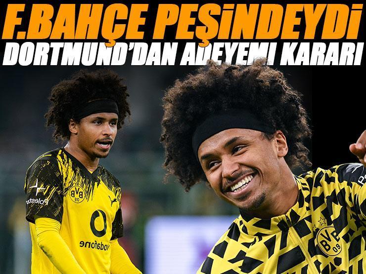 Fenerbahçe peşindeydi! Dortmund'dan Adeyemi kararı...