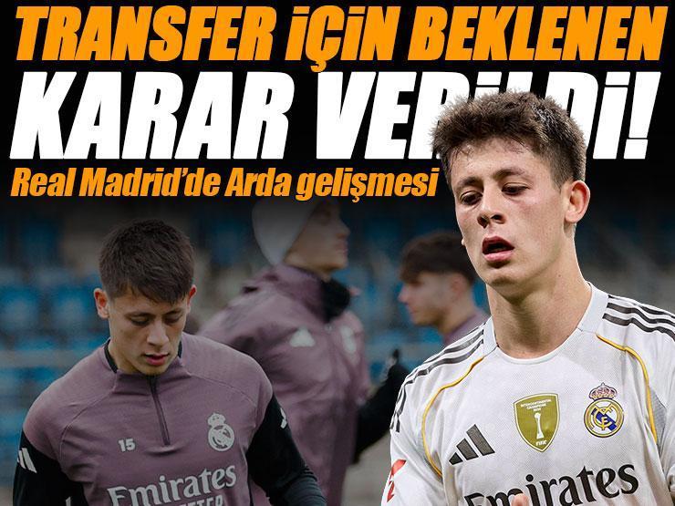 Arda Güler rahat bir nefes aldı! Real Madrid'de beklenen karar verildi...