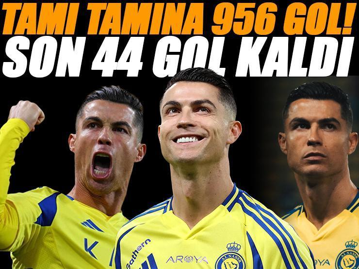Cristiano Ronaldo inanılmazı başarmak üzere! Tam 956 gol