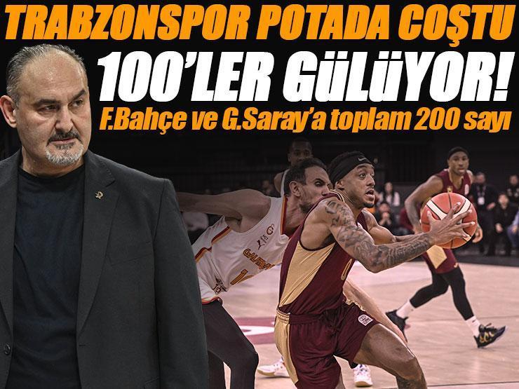 Selçuk Ernak'ın Trabzonspor'u coştu; Galatasaray'a 101 sayı, Fenerbahçe Beko'ya 26 sayı fark!
