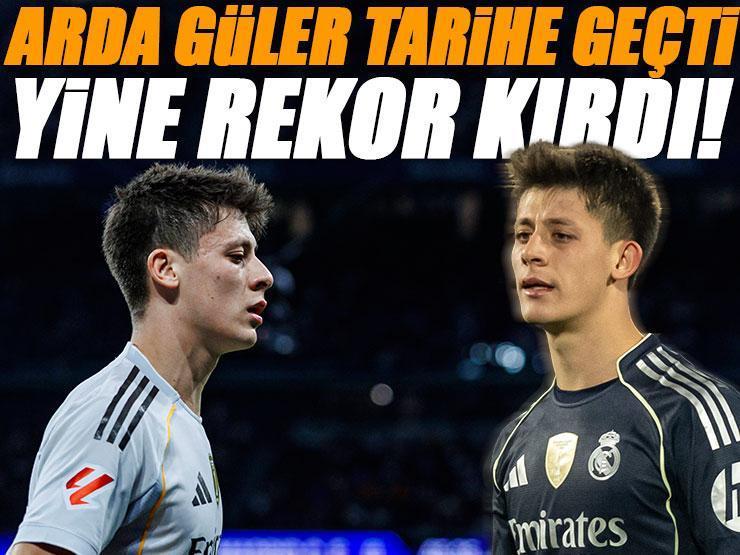 Arda Güler rekorları altüst etti! Yine tarihe geçti, 2025 yılına damga vurdu