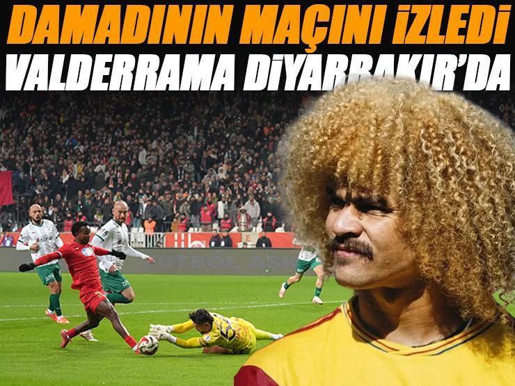Carlos Valderrama Diyarbakır'da maç izledi, damadı 2 golle yıldızlaştı... Amedspor - Iğdır FK maç sonucu 3-0