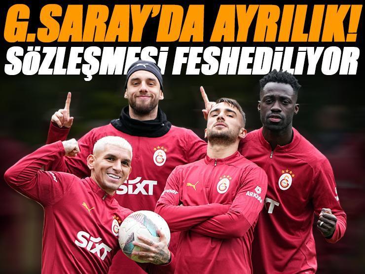 Galatasaray'da sözleşme feshi! Süper Lig ekibine transfer oluyor
