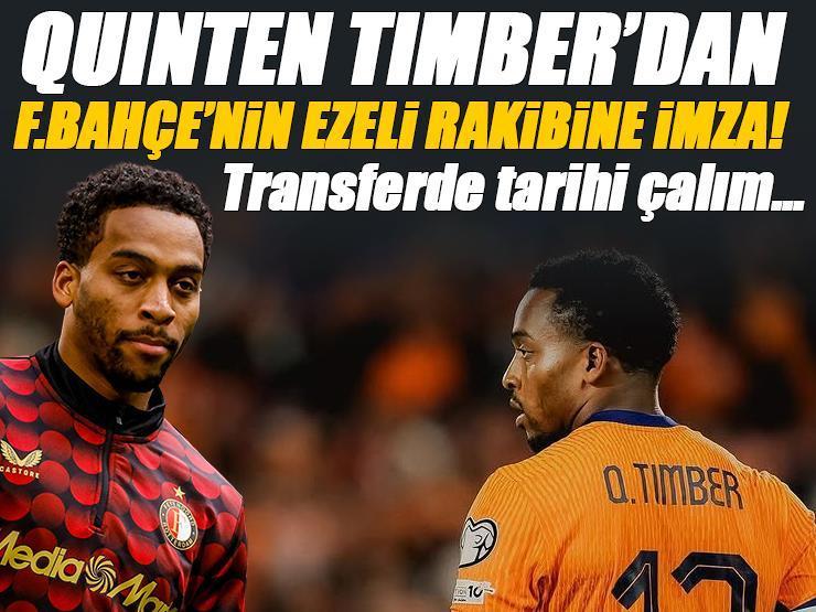 Quinten Timber'dan Fenerbahçe'nin ezeli rakibine şok imza! Transferde tarihi çalım...