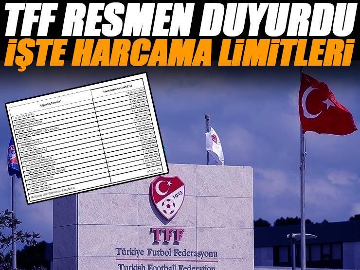 Son dakika! TFF harcama limitlerini açıkladı: Transferler öncesi beklenen haber geldi