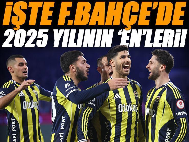 2025 yılı sona erdi! İşte Fenerbahçe'de yılın 'en'leri