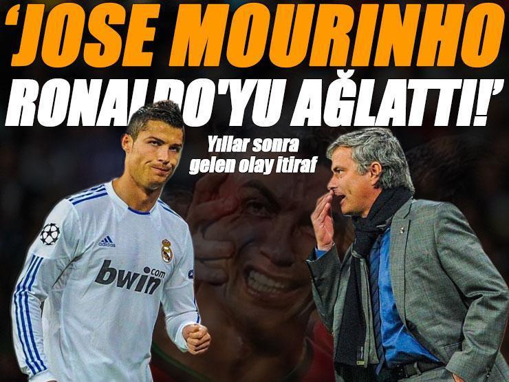 'Jose Mourinho, Cristiano Ronaldo'yu ağlattı!' Yıllar sonra gelen olay itiraf | Tüm dünya bu haberi konuşuyor