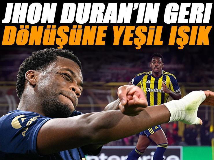 Fenerbahçeli Jhon Duran'ın geri dönüşüne yeşil ışık! İlk mesajı aldı