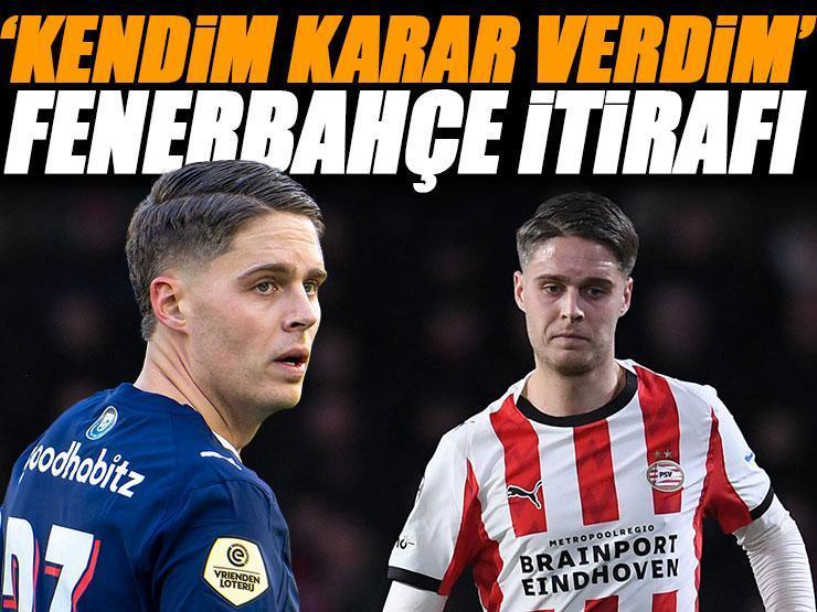 Transferi iptal olmuştu! Joey Veerman'dan Fenerbahçe itirafı