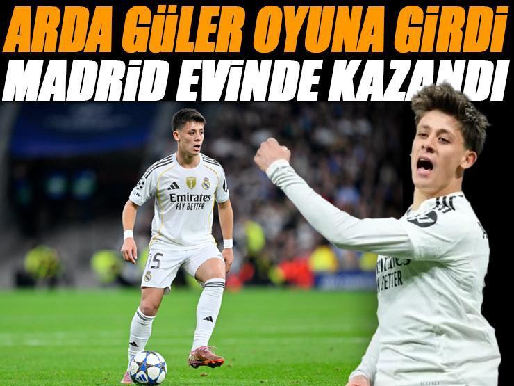 Arda Güler oyuna sonradan girdi maçı kazandırdı!