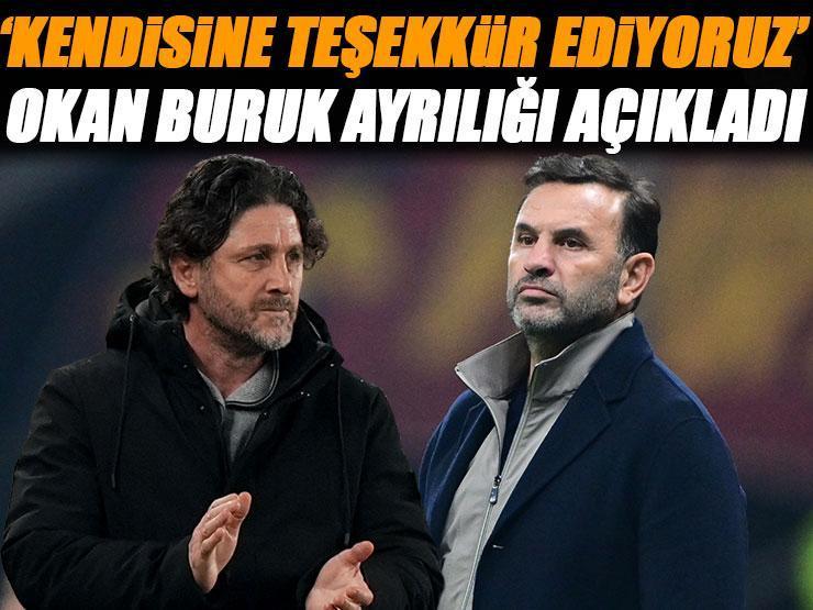 Okan Buruk basın toplantısında ayrılığı açıkladı! 'Kendisine teşekkür ediyoruz'