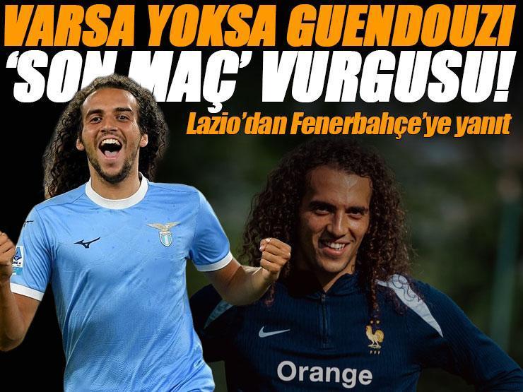Fenerbahçe Guendouzi için gemileri yaktı! Lazio cephesinden yanıt geldi