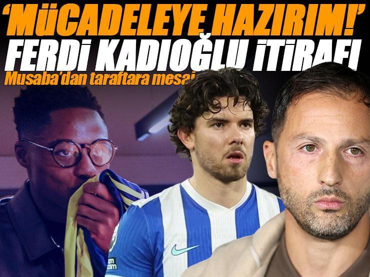 Fenerbahçe'nin yeni transferi Musaba'dan Ferdi Kadıoğlu itirafı: 'Yakından takip ettim' | Meydan okudu: 'Mücadeleye hazırım'