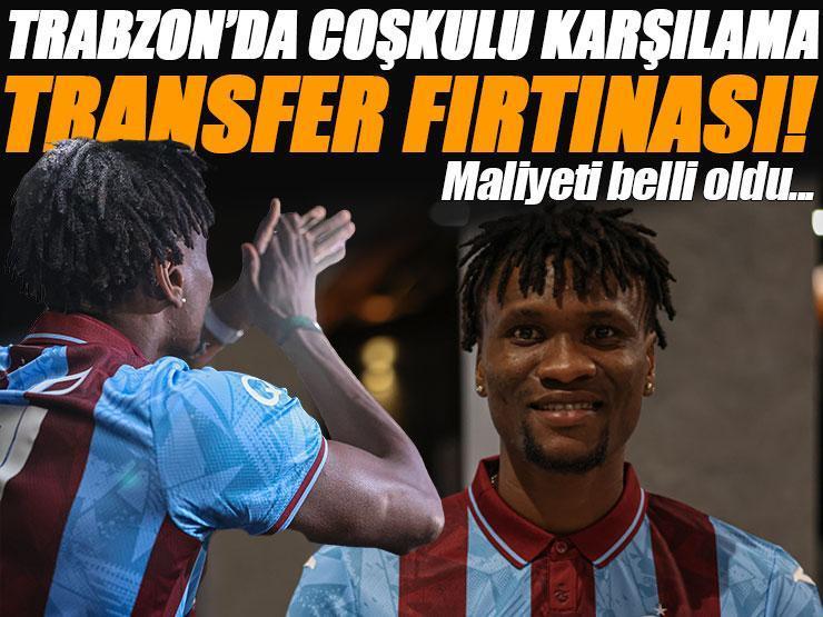 Transferde son dakika! Anlaşma sağlandı Chibuike Nwaiwu resmen Trabzonspor'da