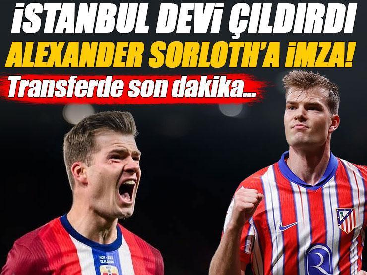 Alexander Sörloth'tan İstanbul devine imza! Transferde son dakika...
