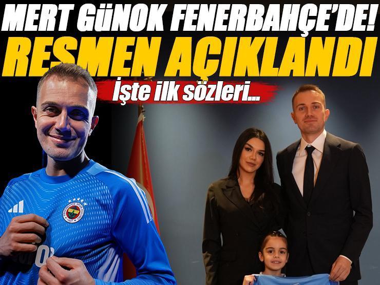 Mert Günok Fenerbahçe'de! Resmen açıklandı