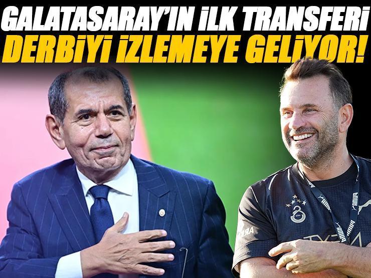 Galatasaray'ın ilk transferi derbiyi izlemeye geliyor! Statta olacak
