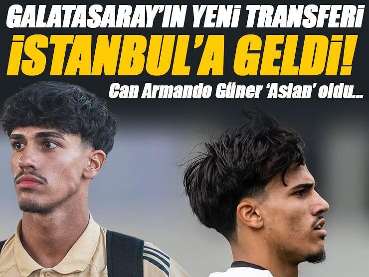 Galatasaray'ın yeni transferi, İstanbul'a geldi!