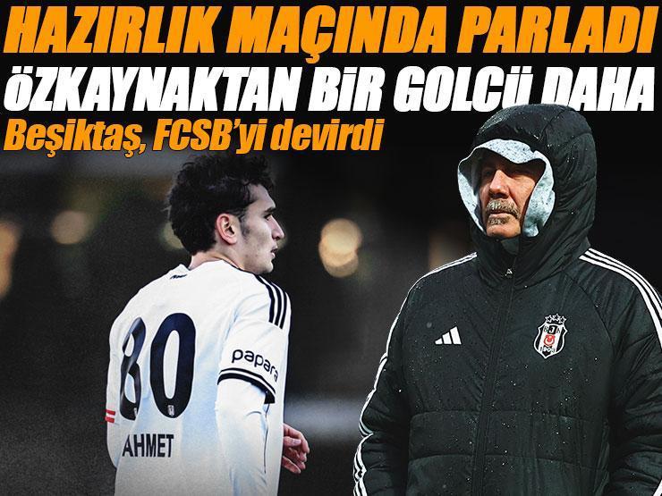 Kartal hazırlık maçında bir golcü daha kazandı... Beşiktaş - FCSB maç sonucu 2-1