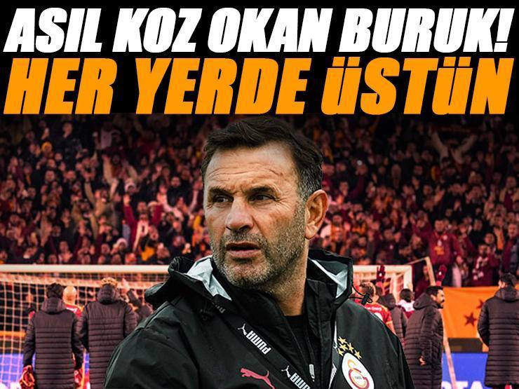 Galatasaray'ın kozu Okan Buruk! Her yerde üstün...