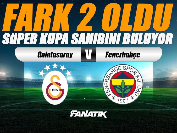 Galatasaray - Fenerbahçe maçı Canlı Anlatım - GS FB maçı kadroları, skoru ve istatistikleri (Süper Kupa final karşılaşması)
