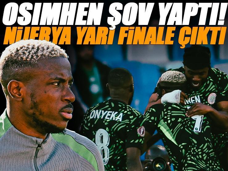 Osimhen şov yaptı, Nijerya 2 golle kazandı! Cezayir - Nijerya maçı sonucu: 0-2