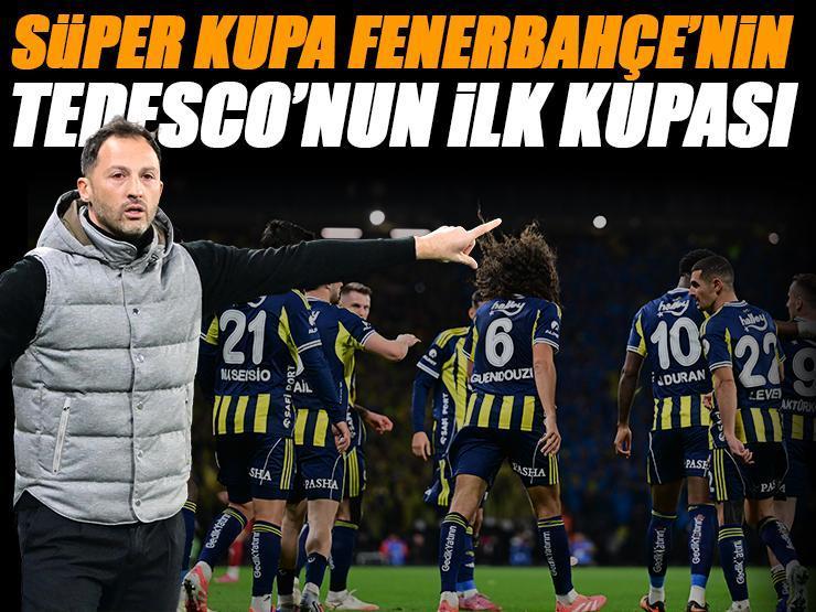 (ÖZET) Fenerbahçe dev derbiyi kazandı! Süper Kupa’nın sahibi oldu | Galatasaray – Fenerbahçe maç sonucu: 0-2