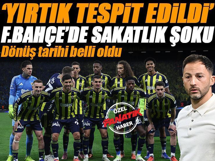 Fenerbahçe'den sakatlık açıklaması! 'Adalesinde kısmi yırtık tespit edildi'