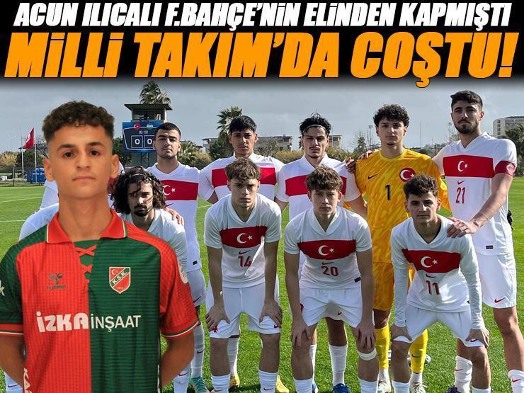 Acun Ilıcalı Fenerbahçe'nin elinden kapmıştı! Adem Yeşilyurt Milli Takım'da coştu