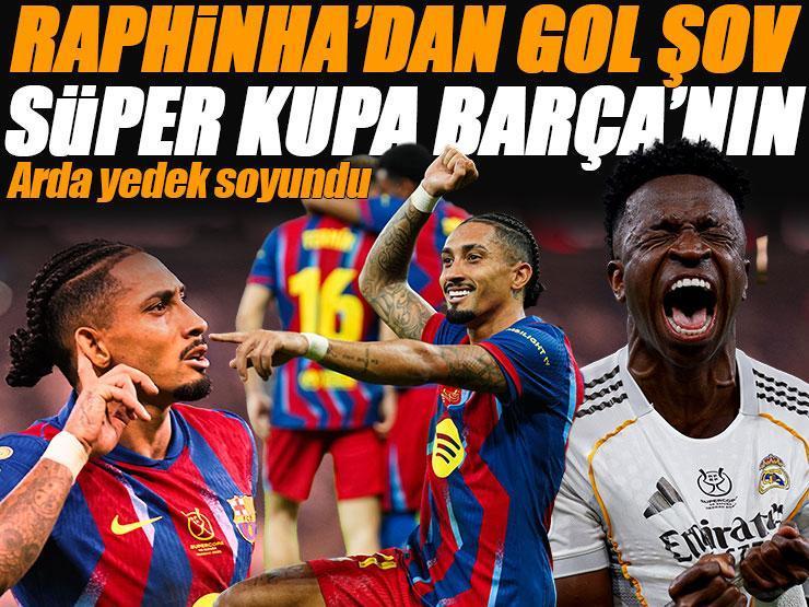 (ÖZET) İspanya Süper Kupası Barcelona'nın! El Clasico'da Raphinha şov... Barça - Real Madrid maç sonucu (3-2)