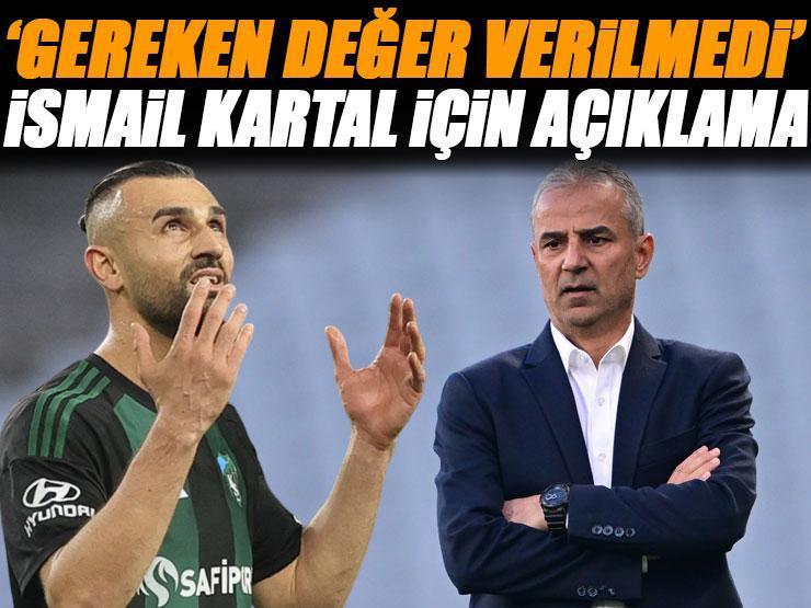 Kocaelispor'un yıldızı Serdar Dursun'dan İsmail Kartal açıklaması: 'Gereken değer verilmedi'