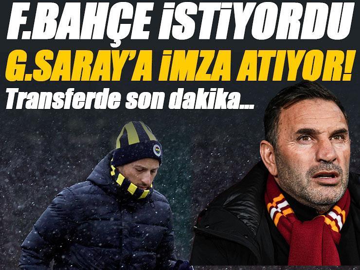 Fenerbahçe istedi, Galatasaray imza attırıyor! Transferde son dakika...