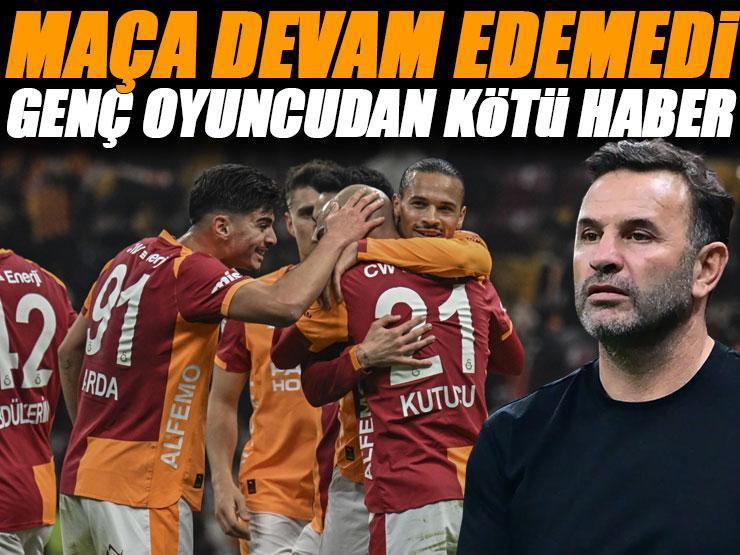 Galatasaray'da sakatlık! Yıldız oyuncu maça devam edemedi
