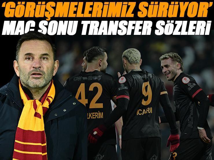 Okan Buruk'tan transfer açıklaması! 'Önemli olan yanlış transfer yapmamak'