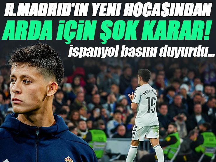 Yeni hoca gelir gelmez Arda Güler'e büyük şok yaşattı! Real Madrid'de son dakika...