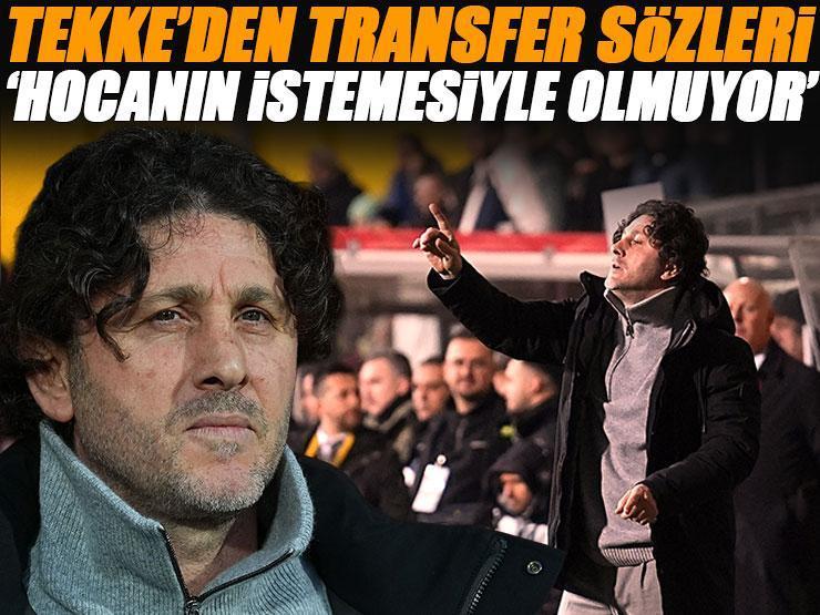 'Hocanın istemesiyle olmuyor!' Fatih Tekke'den transfer açıklaması