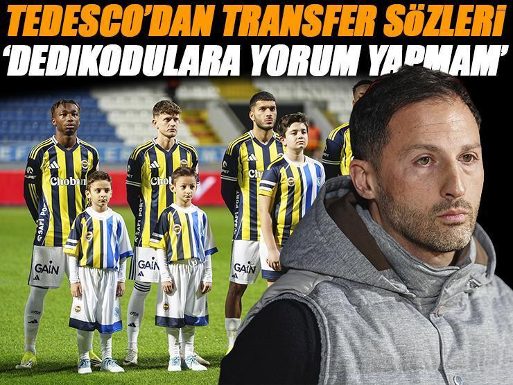 Tedesco'dan transfer sözleri! 'Dedikodular hakkında yorum yapmam'