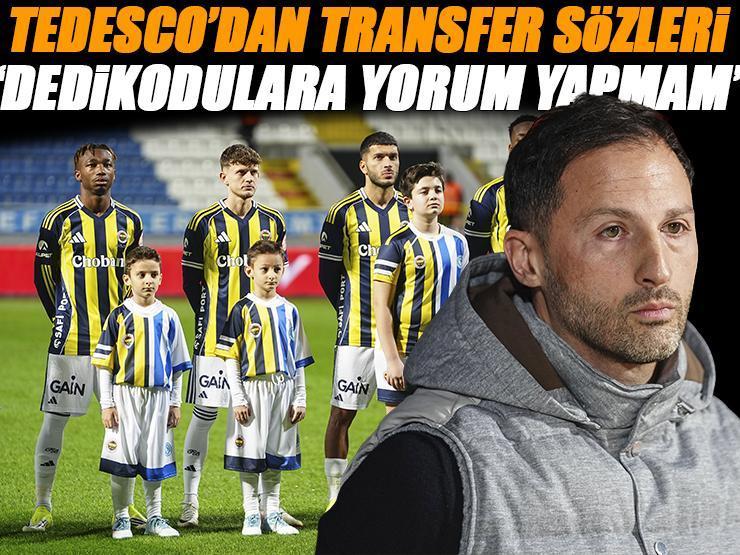 Tedesco'dan transfer sözleri! 'Dedikodular hakkında yorum yapmam'