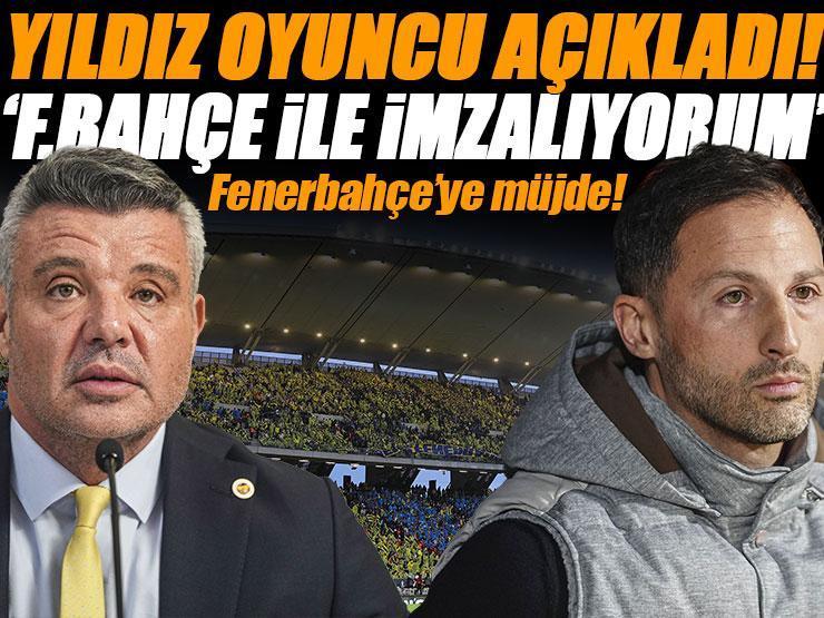 Fenerbahçelilere müjdeli haber! Yıldız oyuncu imzayı atacağını açıkladı...