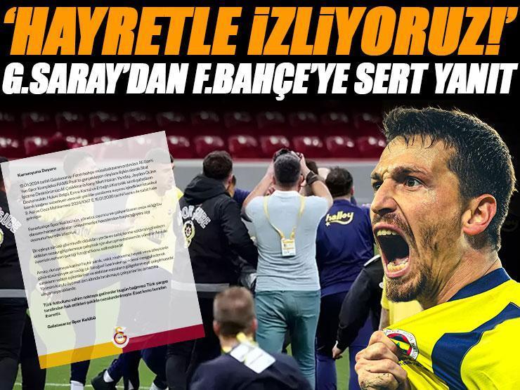 Galatasaray'dan Fenerbahçe'ye Mert Hakan Yandaş yanıtı: 'Hayretle izliyoruz'