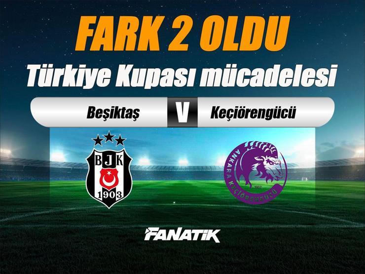 Beşiktaş - Keçiörengücü maçı Canlı Anlatım - BJK KEÇİÖRENGÜCÜ maçı kadroları, skoru ve istatistikleri (Türkiye Kupası)