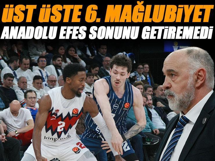 (ÖZET) Anadolu Efes sonunu getiremedi! Kötü gidişat devam etti | Anadolu Efes - Baskonia maç sonucu: 75-89