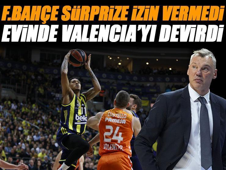 (ÖZET) Fenerbahçe sürprize izin vermedi! Evinde Valencia'yı devirdi | Fenerbahçe Beko - Valencia maç sonucu: 82-79