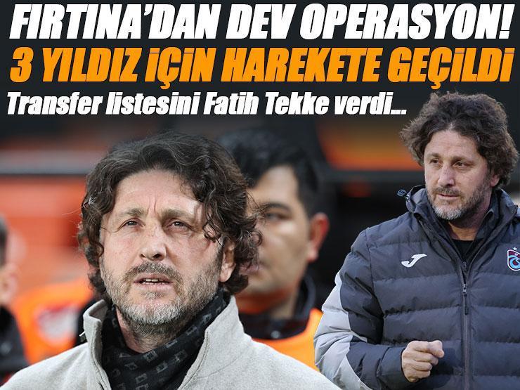 Trabzonspor'dan dev operasyon! 3 yıldız için harekete geçildi