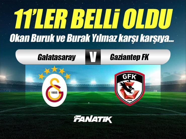 Galatasaray - Gaziantep FK maçı ne zaman, saat kaçta ve hangi kanalda? (11'ler)